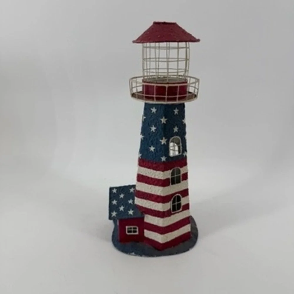 Unbranded patriotic lighthouse